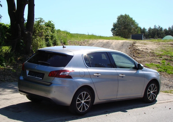 Peugeot 308 cena 29900 przebieg: 146055, rok produkcji 2014 z Piastów małe 232